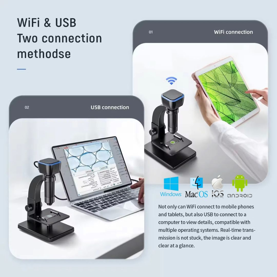 กล้อง Microscope 2000x กำลังขยาย 2000x เท่า ใช้ได้กับ iMac,Macbook ...