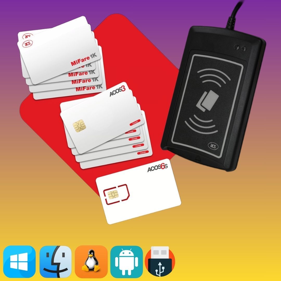เครื่องอ่าน RFID อ่านได้ทั้งอ่านบัตรประชาชน บัตรเครดิต บัตรสมาร์ทการ์ด ...