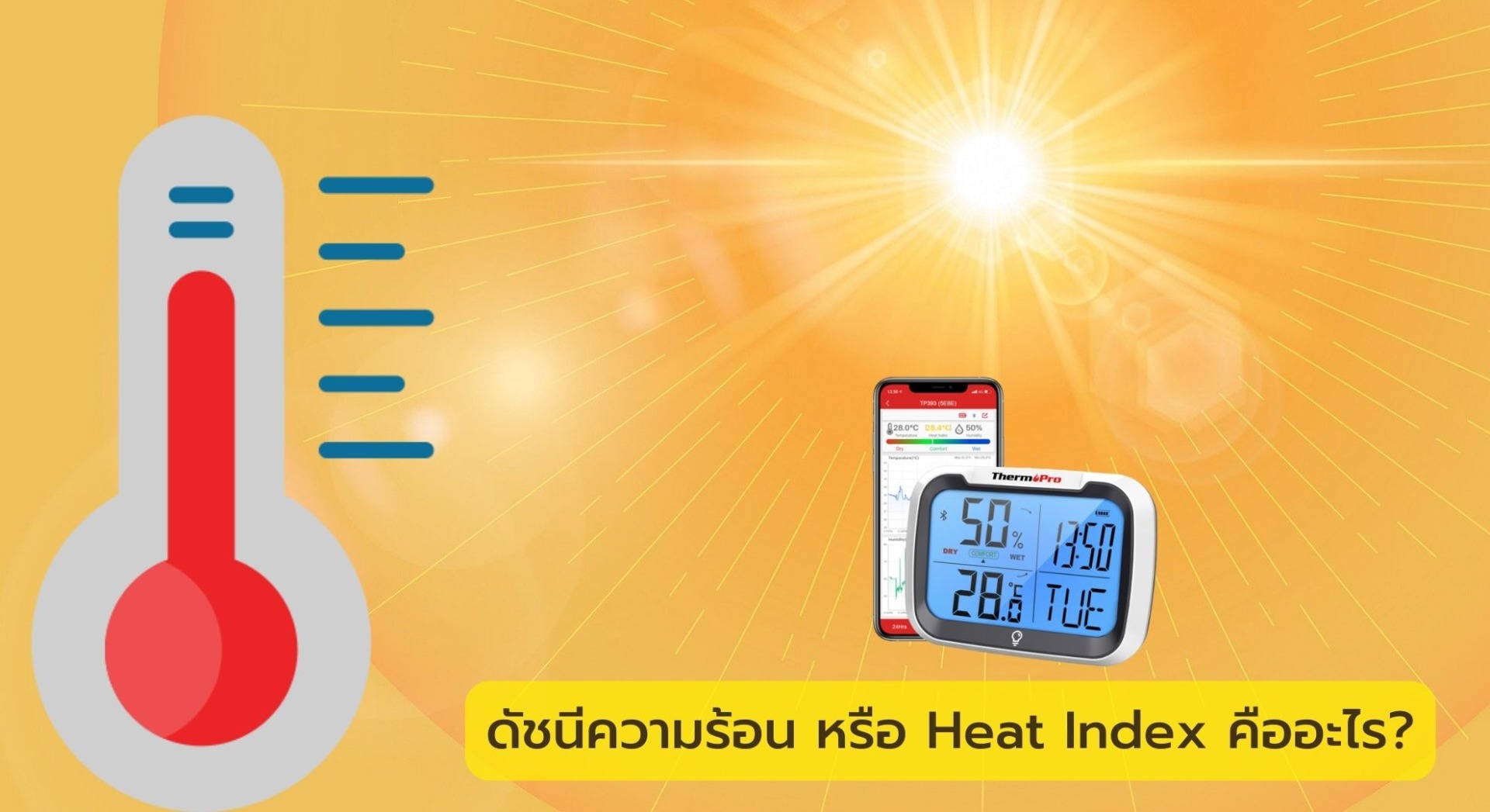 ดัชนีความร้อน หรือ Heat Index คืออะไร?