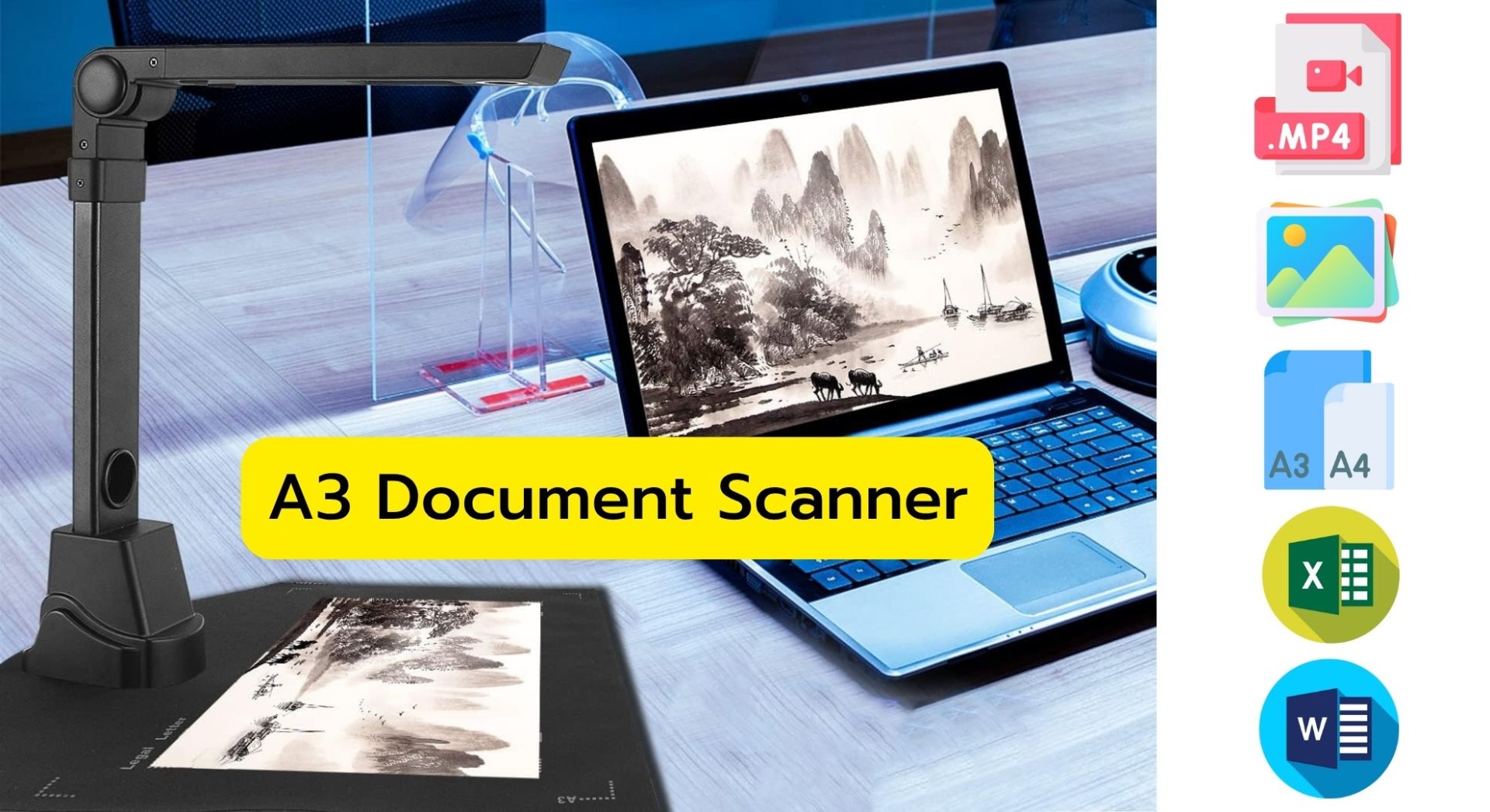 A3 Portable Document Scanner