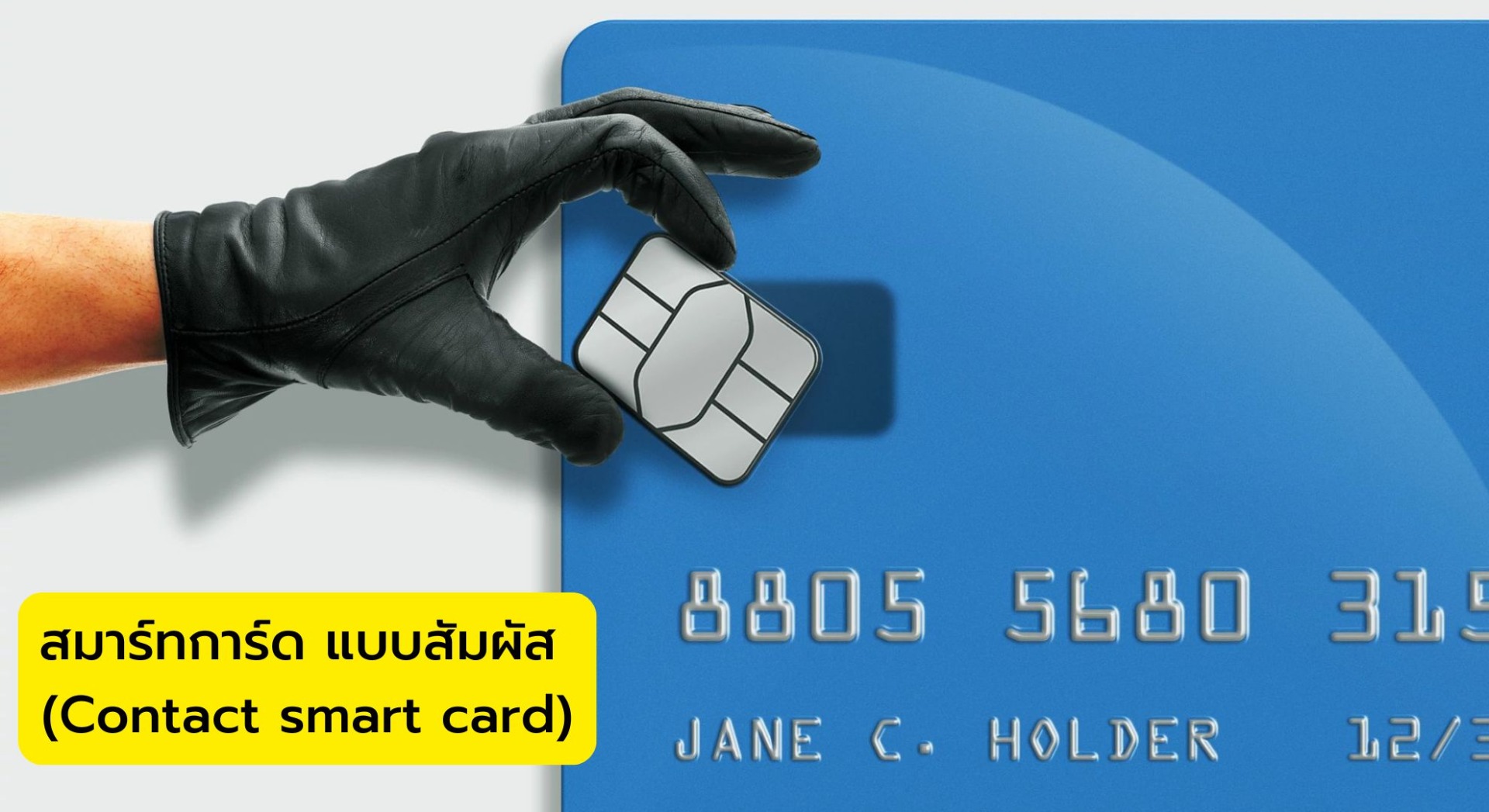 สมาร์ทการ์ด แบบสัมผัส (Contact smart card)