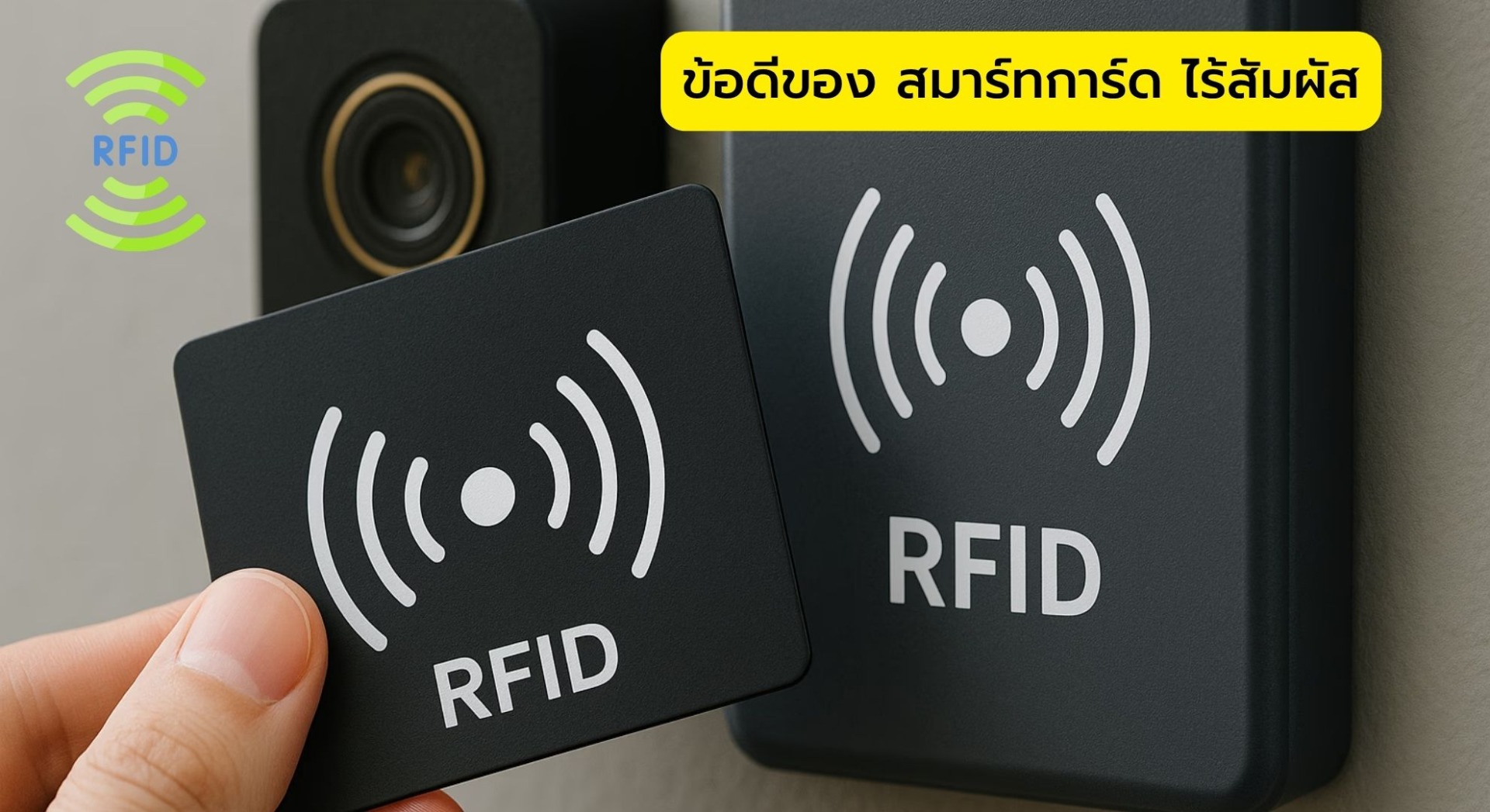 ข้อดีของ สมาร์ทการ์ดไร้สัมผัส หรือ บัตร RFID