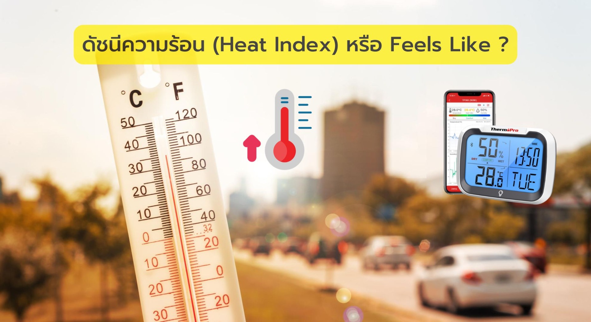 ดัชนีความร้อน (Heat Index) หรือ Feels Like ?